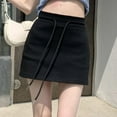 High Waisted Tennis Skirt Plain Colored Skirt Above Knee Short Skirt