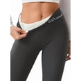 thumbnail image 1 of High Waisted Thicken Leggings for Women - No See Through Tummy Control Cycling Workout Yoga Pants English&Dark Grey XL, 1 of 3