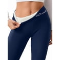 thumbnail image 1 of High Waisted Thicken Leggings for Women - No See Through Tummy Control Cycling Workout Yoga Pants English&Navy Blue S, 1 of 3