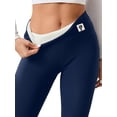 thumbnail image 1 of High Waisted Thicken Leggings for Women - No See Through Tummy Control Cycling Workout Yoga Pants Navy Blue Kitten L, 1 of 3