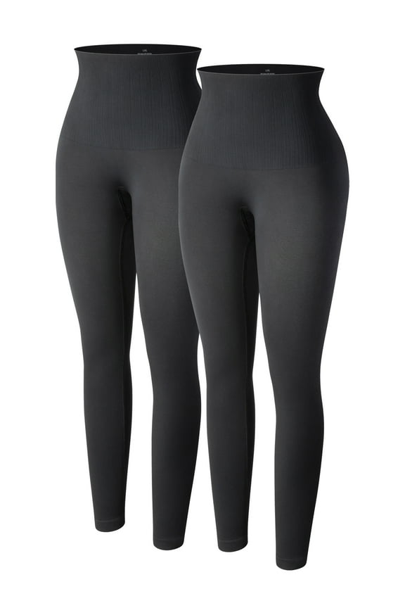 High Waisted Tummy Control Legging for Women Medium Compression Seamless Shapewear for Women