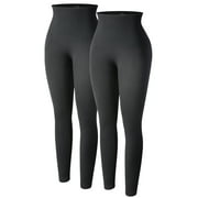 High Waisted Tummy Control Legging for Women Medium Compression Seamless Shapewear for Women