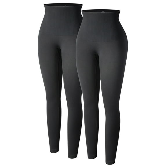 High Waisted Tummy Control Legging for Women Medium Compression Seamless Shapewear for Women