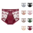 thumbnail image 1 of High Waisted Underwear for Women Lace Lightweight Breathable Sheer Mesh Panties Briefs, 1 of 7