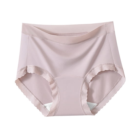 High Waisted Underwear for Women Seamless Stretch Full Coverage Briefs Womens Soft Brathable Panties