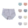 thumbnail image 1 of High Waisted Underwear for Women Tummy Control Breathable Lace Panties Briefs Shaping Underwear, 1 of 4