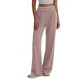 thumbnail image 1 of High Waisted Wide Leg Quick Dry Trousers Women Lightweight Relaxed Fit Daily Yoga Pants with Pockets, 1 of 6