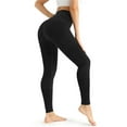 thumbnail image 1 of High Waisted Women's Tummy Ribbed Seamless Bottoms Workout Full Length Yoga Pants, 1 of 7