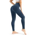 thumbnail image 1 of High Waisted Women's Tummy Ribbed Seamless Bottoms Workout Full Length Yoga Pants, 1 of 6