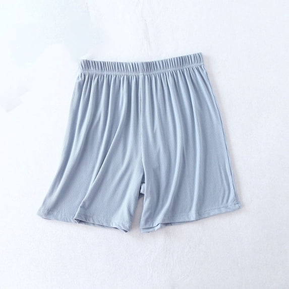 High Waisted Womens Biker Shorts, Women's Summer Color Elastic Waist Leisure Thin Shorts Home Pants Sports Outerwear,Black XL