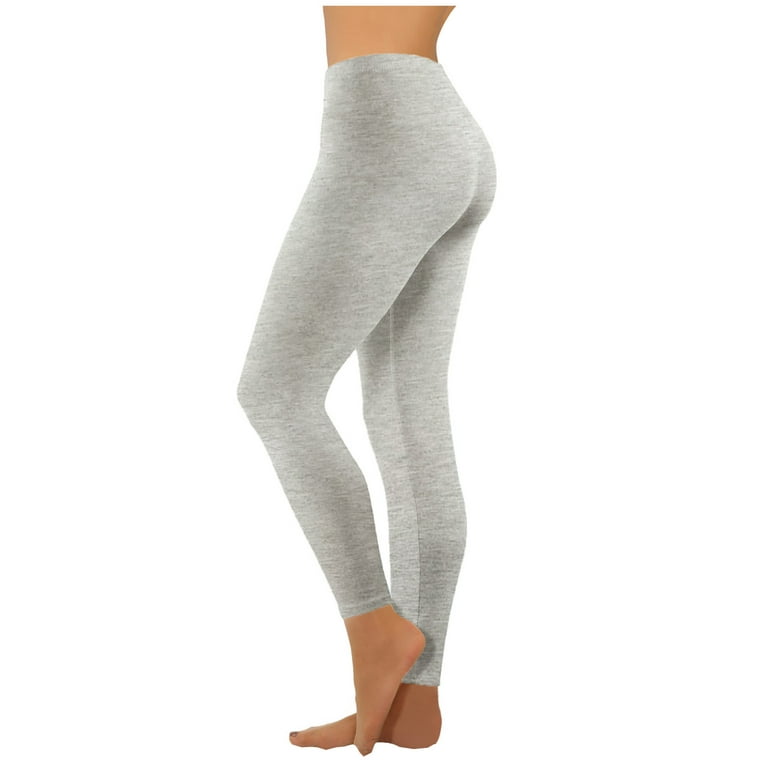 High Waisted Yoga Leggings for Women Buttery Soft Solid Color Pants for  Workout Yoga