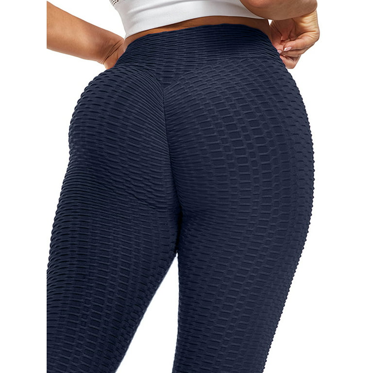 High Waisted Yoga Pants Butt Lift Tight Yoga Pants Tummy Control Workout  Stretch Running Yoga Leggings Sports Tights for Women 