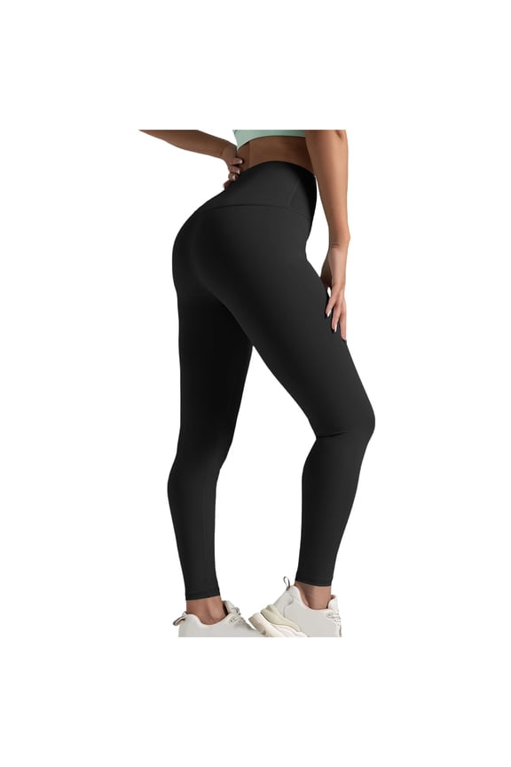 High Waisted Yoga Pants Women Stretchy Straight Leg Butt Lifting Yoga Tights Tummy Control Comfy Soft Workout Slacks
