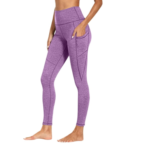 High Waisted Yoga Pants for Women Lightweight Tummy Control Long Pant Quick Dry Compression Leggings Daily Wear