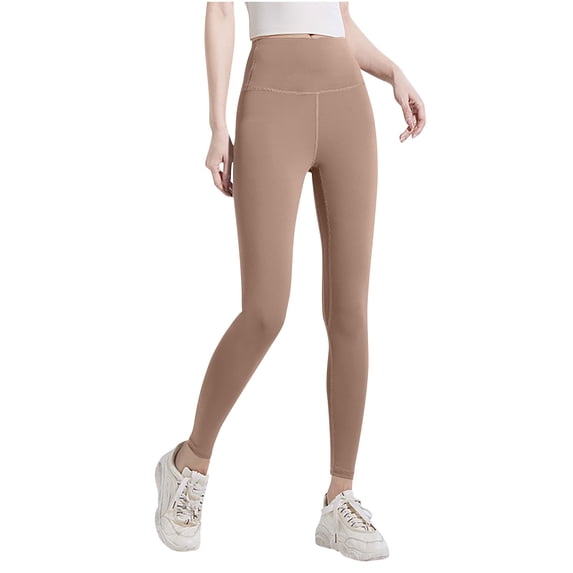 High Waisted Yoga Pants for Women Stretchy Seamless Leggings Tummy Control Sweatpants Comfy Slim Fit Pant Business Office Slacks Trendy Jeggings