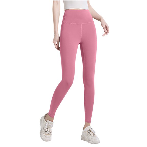 High Waisted Yoga Pants for Women Stretchy Seamless Leggings Tummy Control Sweatpants Comfy Slim Fit Pant Business Office Slacks Trendy Jeggings