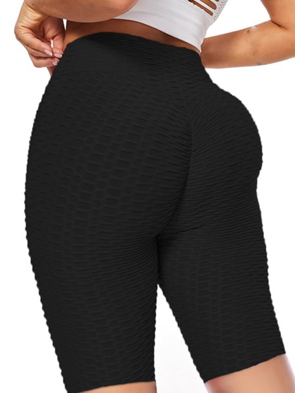 Tummy Control Yoga Shorts for Women Workout Running Athletic Bike High Waist Activewear Bottoms