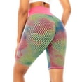 thumbnail image 1 of DODOING High Waisted Butt Lifting Yoga Shorts for Women Tummy Control Textured Ruched Shorts Sports Gym Running Beach Hot Pants, 1 of 6