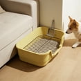 thumbnail image 1 of High Wall Dog Potty Tray Toilet for Small Medium Dogs, Removable Grid Pet Litter Box, Anti Slip Base for Indoor Use, 1 of 6