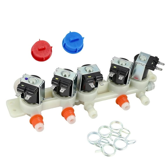 High Washing Machine Water Inlet Valves 2 Inlet Ports 5 Outlet Ports ...