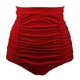 thumbnail image 1 of High Wasit Beach Suit Bottoms Women Plus Size Beach Wear Short Female Vintage Pants Bottom, 1 of 6