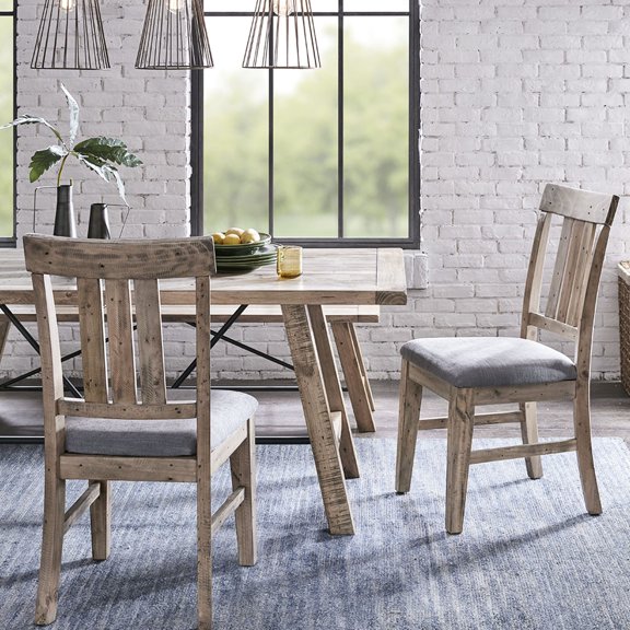 High Weight Capacity + Leg Assembly Required / Sturdy Dining Chairs for Daily Use