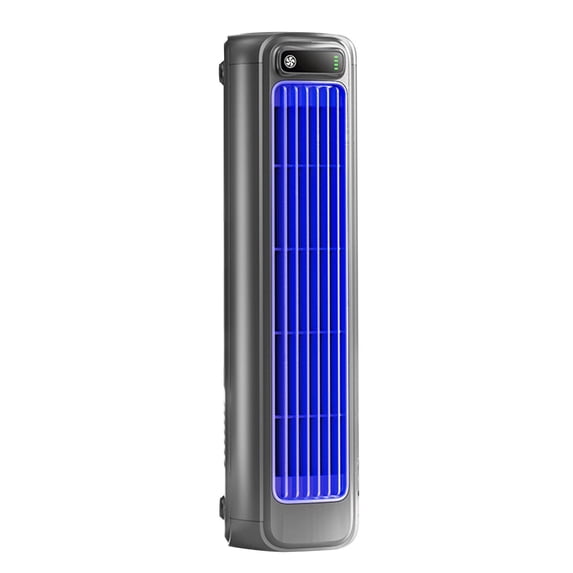 High Wind Silent Tower Fan, Portable Vaneless Air Conditioner, Three Speed Adjustable, Ideal for Bedroom and Home Office, Compact Desktop Fan for Adult Use