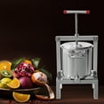 thumbnail image 1 of High-Yield 10L Stainless Steel Press Extractor for Wine and Juice, Manual Operation with Large Pressing Disc, Easy Handles, Modern Design for Long-Term Use, 1 of 6