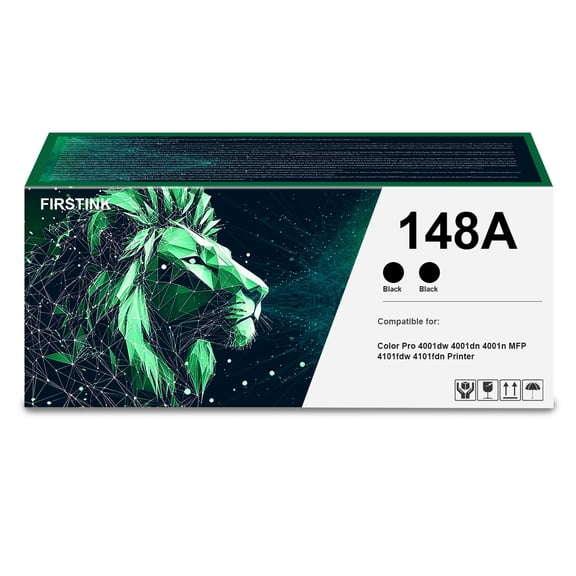 High Yield 148A Toner Cartridges(with Chip) Replacement for 148 148A W1480A 148X for Color Pro 4001dw 4001dn 4001n MFP 4101fdw 4101fdn Printer Toner ( 2 Pack ,Black)