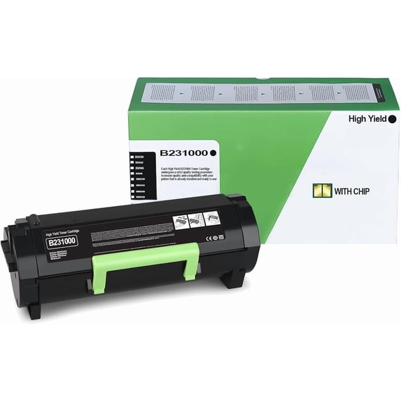 High Yield B231000 Black Toner Cartridge Replacement Compatible for Lexmark B231000 Toner for B2338 B2442 B2546 B2650 MB2338 MB2442 MB2546 MB2650 MB2338adw MB2442adwe MB2546ade Laser Printer