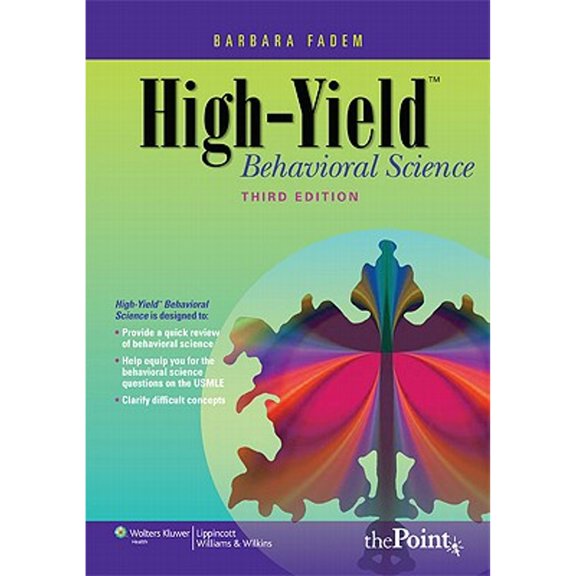 Pre-Owned High-Yield Behavioral Science (Paperback) by Barbara Fadem
