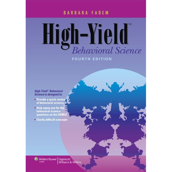 Pre-Owned High-Yield Behavioral Science (Paperback) by Barbara Fadem