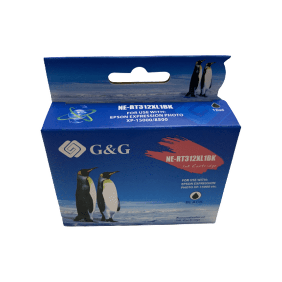 High-Yield Black Ink Cartridge For Epson 312XL T312XL120 Compatible with Epson Expression Photo XP-8600 XP-8500