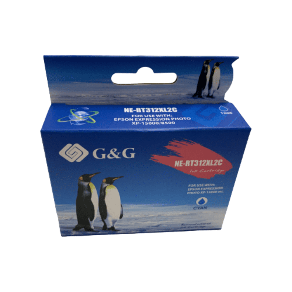 High-Yield Cyan Ink Cartridge for Epson 312XL T312XL220 - Fits Epson ...