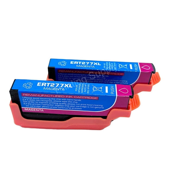 High-Yield Magenta Ink Cartridge for Epson 277XL - Fits XP-850 XP-860 XP-950 XP-960 XP-970