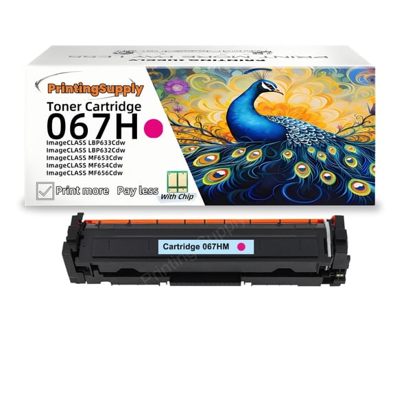 High-Yield Magenta Toner Cartridge (with Chip) - Fits Canon 067H LBP630C, MF650C, MF656Cdw, LBP632Cdw
