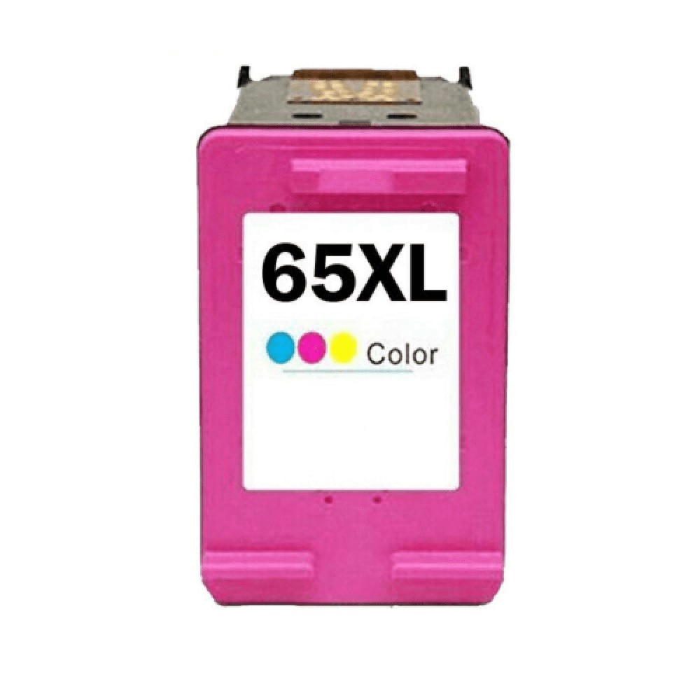 HighYield TriColor Ink Cartridges For HP 65XL 65 Compatible For Use