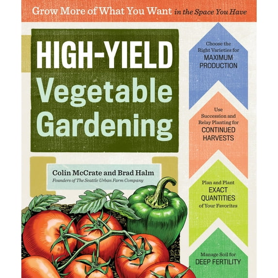 High-Yield Vegetable Gardening - Paperback