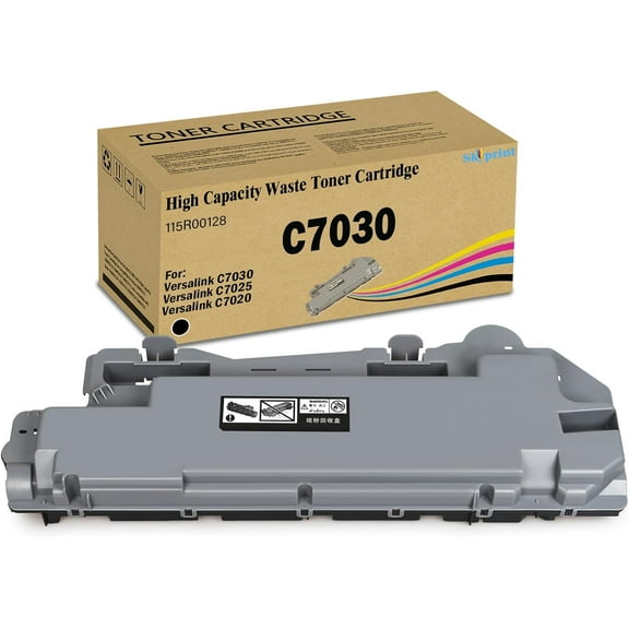 High Yield VersaLink C7020 C7025 C7030 Waste Cartridge Replacement for Xerox 115R00128 Waste Toner Cartridge Container Compatible with Xerox VersaLink C7020 C7025 C7030 Printer