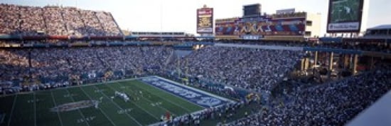 High angle view of a football stadium Sun Devil Stadium Arizona State University Tempe Maricopa County Arizona USA Canvas Art - Panoramic Images (36 x 12)
