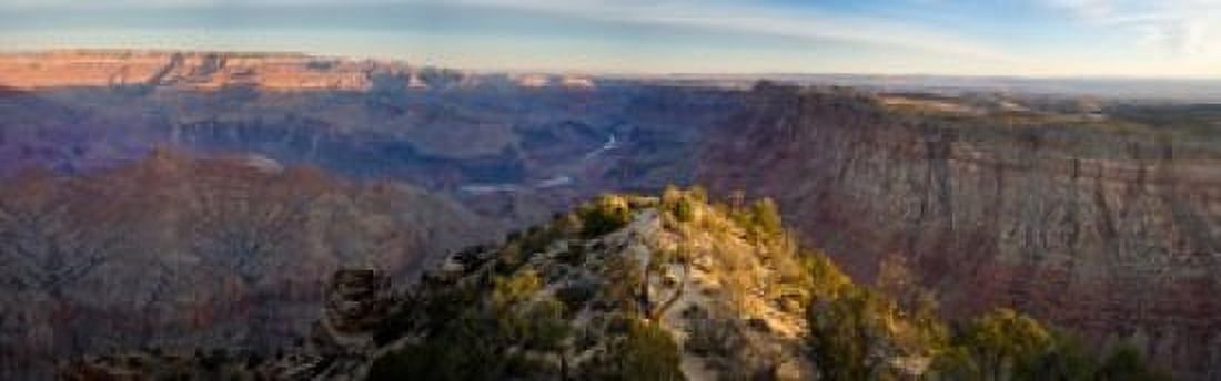 High angle view of Desert Point South Rim Grand Canyon Grand Canyon National Park Arizona USA Canvas Art - Panoramic Images (18 x 6)