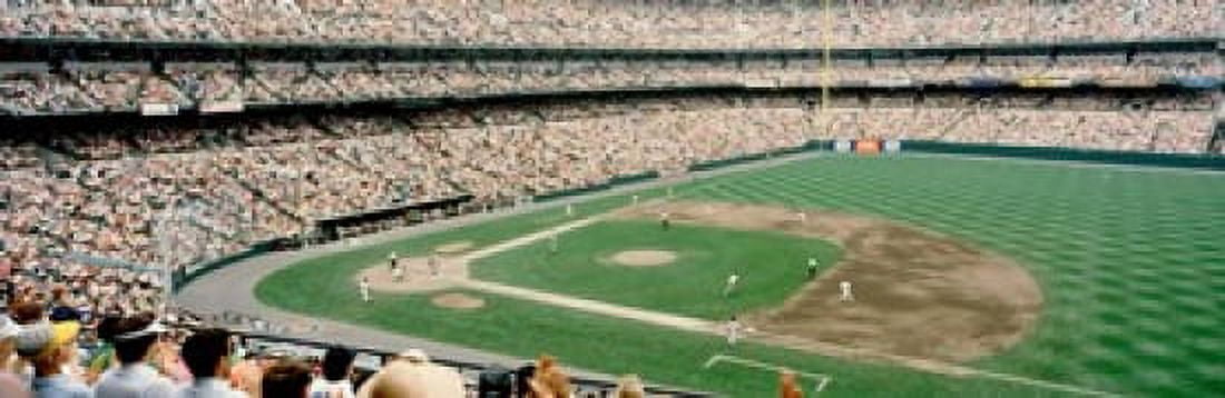 High angle view of a baseball field Baltimore Maryland USA Canvas Art - Panoramic Images (18 x 6)