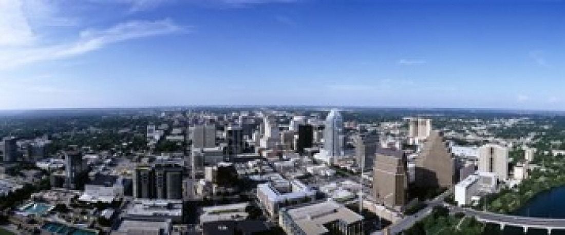 High angle view of a city Austin Texas USA Canvas Art - Panoramic Images (15 x 6)