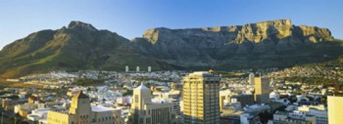 High angle view of a city Cape Town South Africa Canvas Art - Panoramic Images (18 x 7)