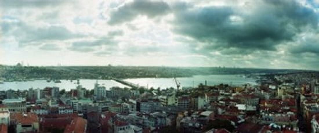 High angle view of a city Istanbul Turkey Canvas Art - Panoramic Images (15 x 6)