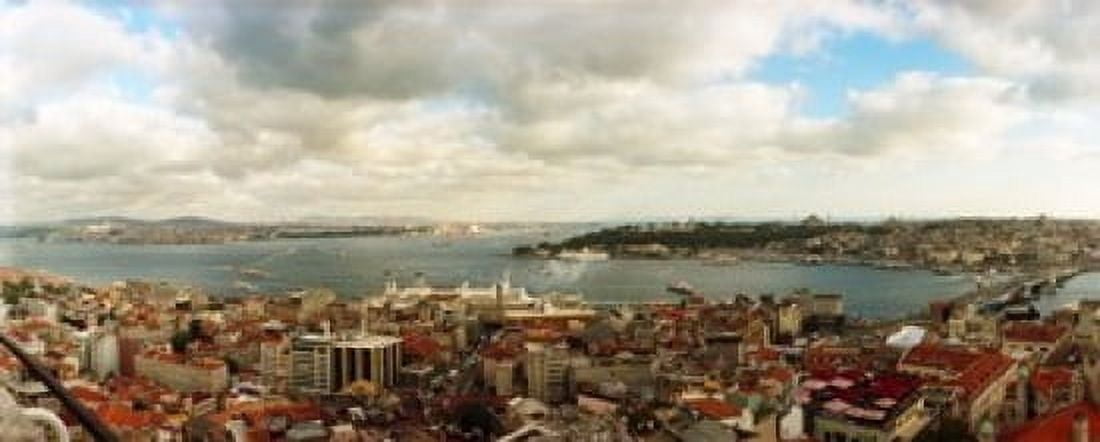 High angle view of a city Istanbul Turkey Canvas Art - Panoramic Images (30 x 12)