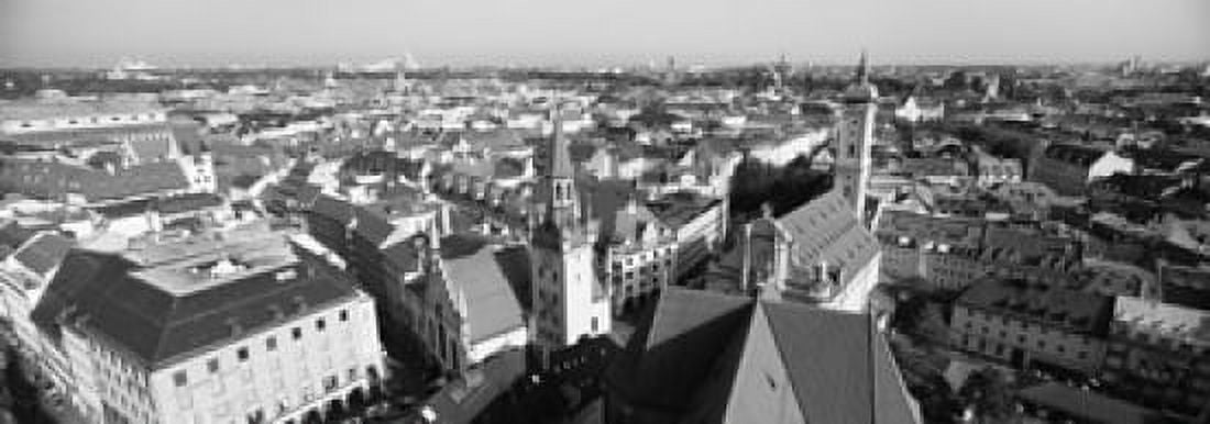 High angle view of a city Munich Bavaria Germany Canvas Art - Panoramic Images (18 x 7)