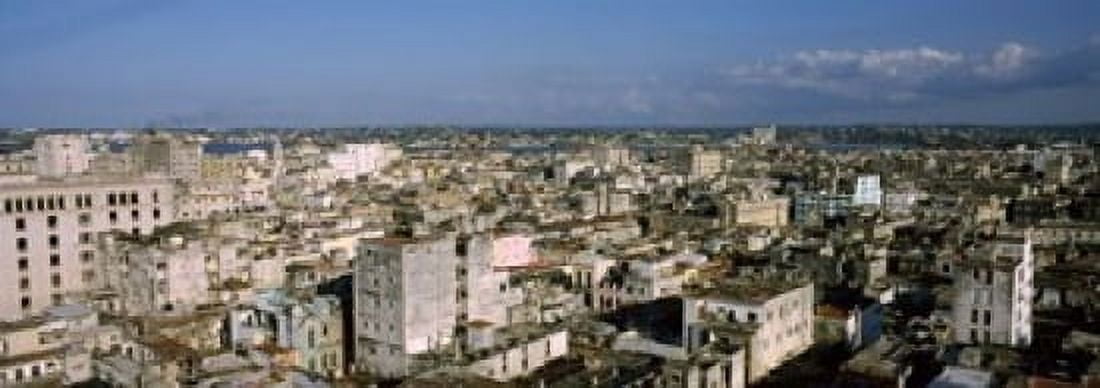 High angle view of a city Old Havana Havana Cuba Canvas Art - Panoramic Images (18 x 7)
