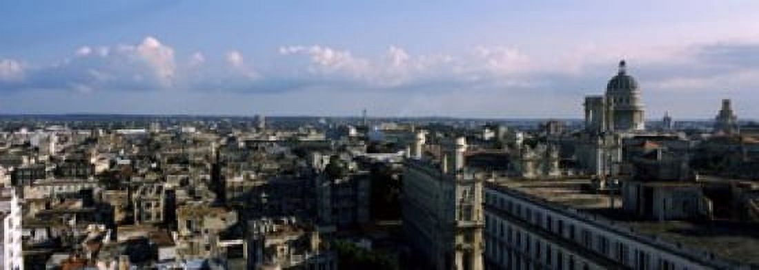 High angle view of a city Old Havana Havana Cuba Canvas Art - Panoramic Images (18 x 7)