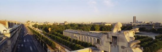 High angle view of a city Royal Street Paris France Canvas Art - Panoramic Images (36 x 12)